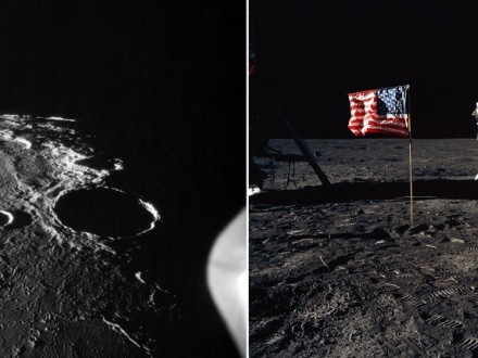 47 років тому людина зробила крок на Місяці Поштівка
