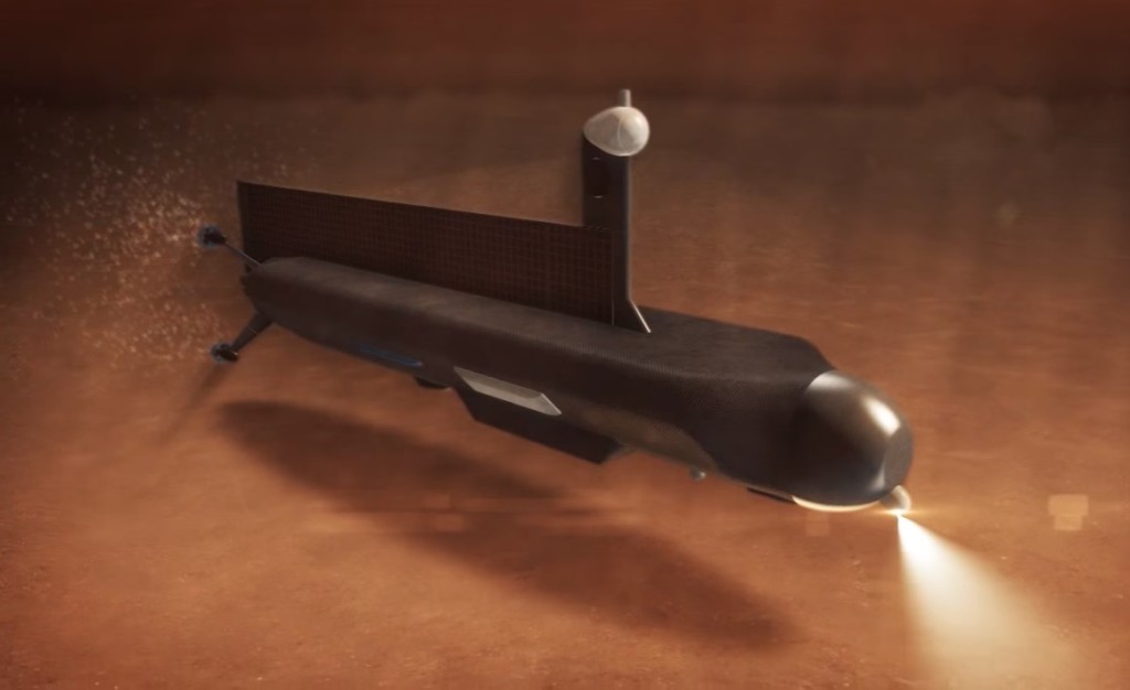 NАSА створить підводний човен для дослідження океанів Титану Поштівка