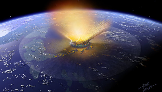 56 мільйонів років тому на Америку впала велика комета Поштівка