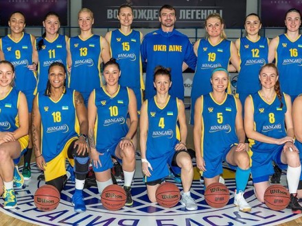 Жіноча збірна України з баскетболу вийшла на Євро-2017 Поштівка