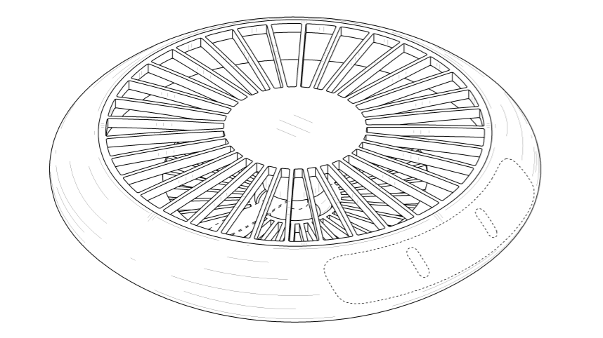 Samsung отримала патент на "летючу тарілку" Поштівка
