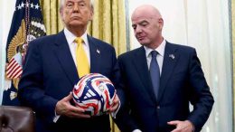 Президент США Дональд Трамп і президент ФІФА Джанні Інфантіно